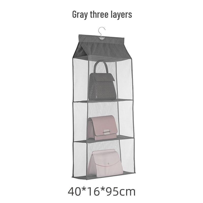 Hanging Multi-Layer Handbag Storage Organizer for Closets