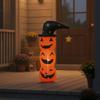 Inflatable Pumpkin with Witch Hat Spooky Stacked Jack-O'-Lantern Eye-Catching