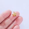 2Pcs Love Star Shell Pendant Stainless Steel Summer Diy Necklace Earrings Bracelet Jewelry Making Accessories
