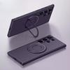 This Is A Matte Invisible Pull Rod Holder for Samsung S24Ultra Phone Cases and A Magnetic Anti-drop Protective Case for S23pro