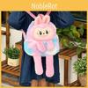 Cartoon Doll Backpack With Adjustable Shoulder Straps And Zipper Design