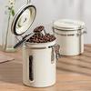 Visible Coffee Bean Storage Container Coffee Powder Sealed Container Storage with One-way Exhaust Coffee Storage Tank Coffee Beans Storage