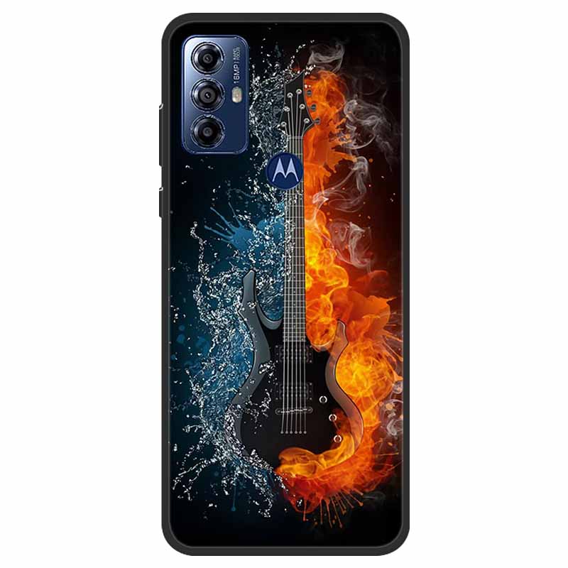Für Motorola Moto G Play 2023 Hülle Weiche Silikon-Rückseite für Moto G Play 2023 Hülle GPlay 2023 Schwarze Handyhülle