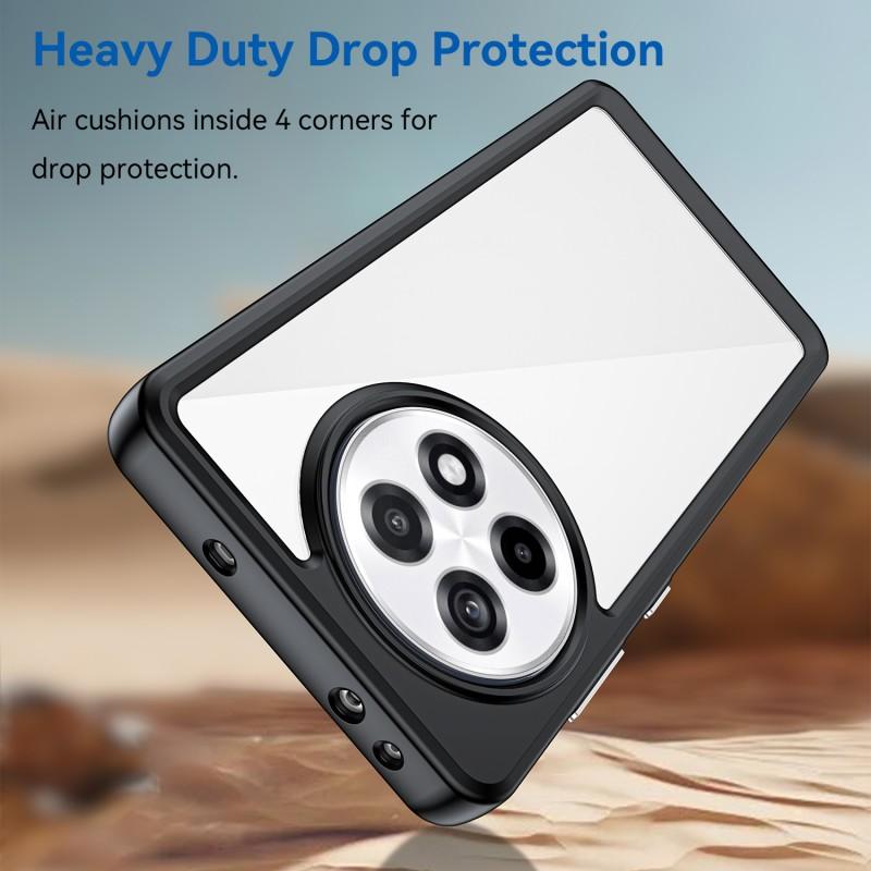 For OnePlus Ace 5 5G/OnePlus Ace 5 Pro 5G Phone Case WANLONFENG XC Series TPU Acrylic Cover with Tempered Glass (Big Lens Hole)
