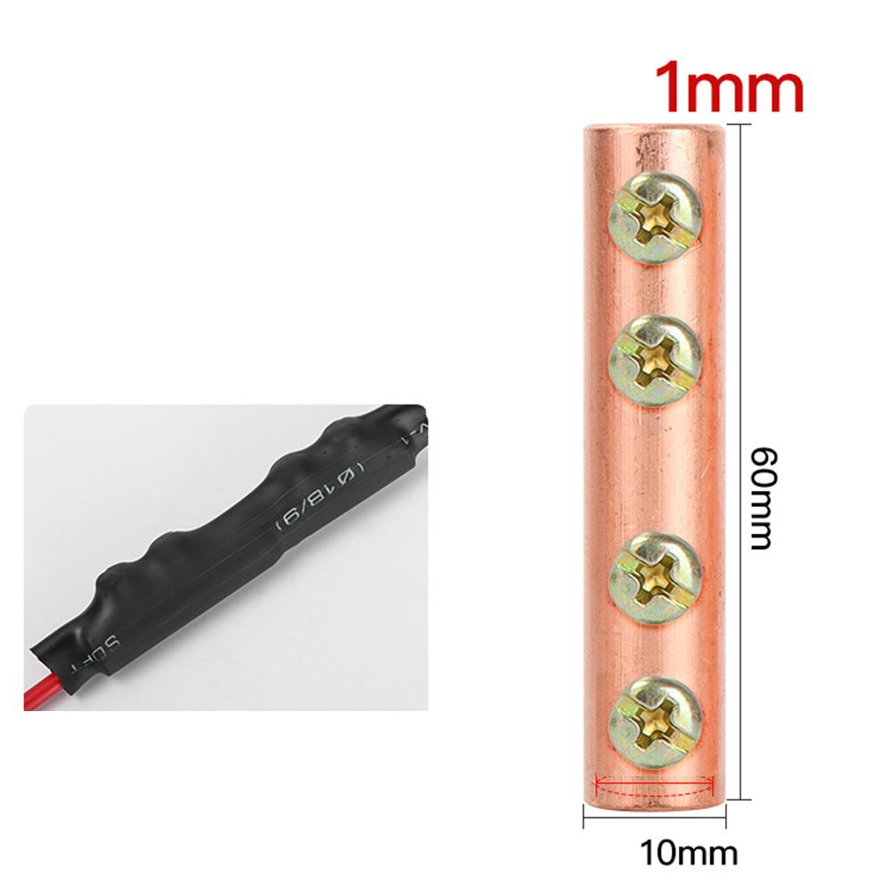 1pc GT16/25/35/50 Pressure-free Connecting Pipe Connector Terminal Block With Heat Shrink Tube For Electrical Equipment