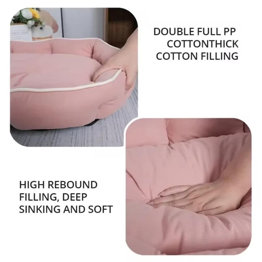 Sofá Cama para Animais de Estimação Cama para Dormir Cama para Cães Grandes Casa para Gatos Espaço Grande Sofá para Cães Tapete para Dormir Almofada Quente de Inverno para Cães