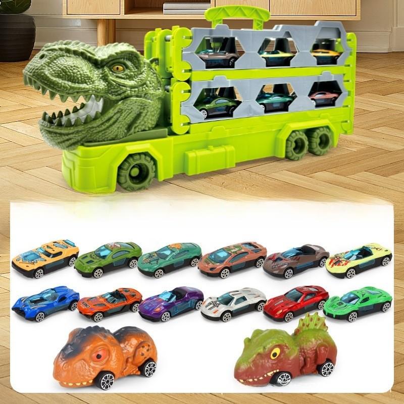 Toys T Rex Track Playset Alloy Vehicles Dinosaur Figures Children Gift Festival