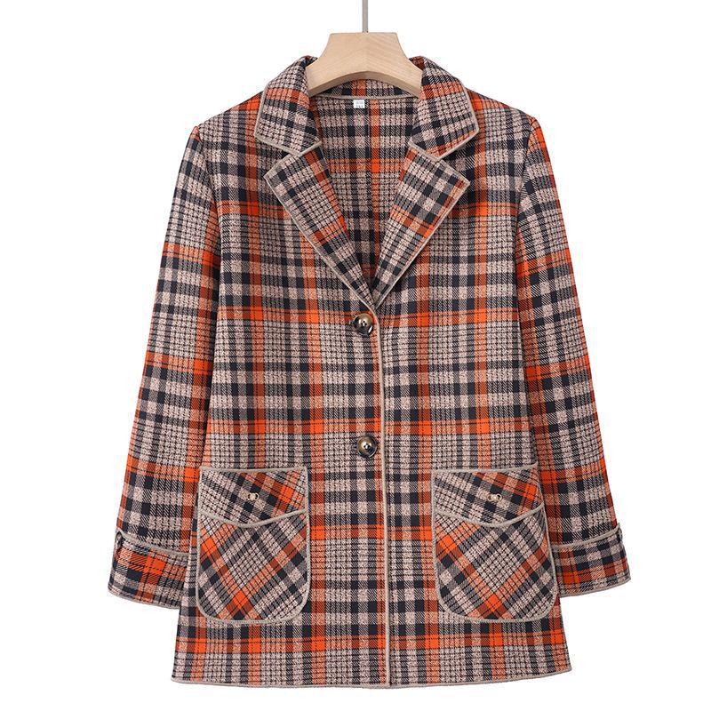 

Весенне-осенняя короткая верхняя одежда для женщин, больших размеров, идеально подходит для бабушек в возрасте 60-80 лет 3XL - Recommended 115-130 kg