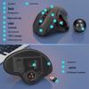 JOMAA Silent Rechargeable 2.4G Wireless Dual-Mode Trackball Mouse for Drawing & Office