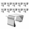 10pcs Fence Isolator Gutter Light Clip Stainless Steel Hanging Hook  String Light Installation