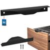 Modern Edge Furniture Handle Aluminum Matte Black 128/148 Mm