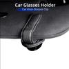 Clip Porte-Lunettes de Soleil en Cuir pour Voiture Pare-Soleil Porte-Lunettes pour Opel Corsa Insignia Vectra Zafira Meriva Mokka Vivaro Antara Ampera