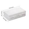 Versatile Jewellery Sorting Box Travel Friendly Plastic Jewelry Box 2 Layer Container for Organizing Accessories
