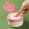 Infant Powder Puff Container Toddler Powder Puff Holder Gentle Care Easy To Carry for Sensitive Skin for Bath Time