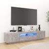VidaXL TV Stand with LED Lights, Television Cabinet with Storage, Living Room Interior TV Unit, 3081901