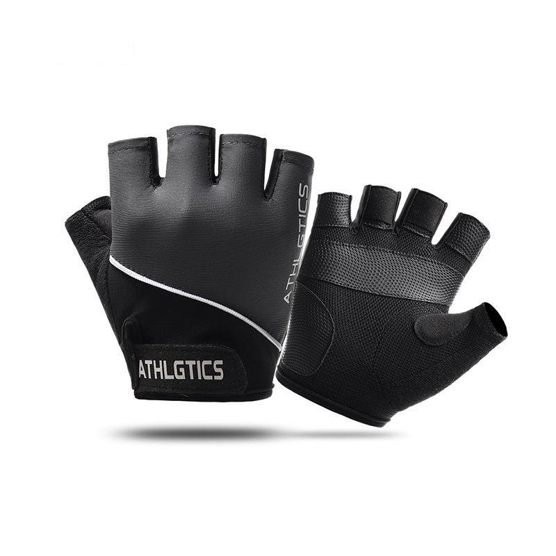 Outdoor half finger fitness gloves