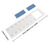 Extensible Wardrobe Storage Dividers Non Perforated Locker Storage Rack Closet Tension Shelf  Home