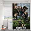 The W-Walking D-Dead Shower Curtain - Water-Repellent And Leak-Resistant, Mold And Mildew Resistant For