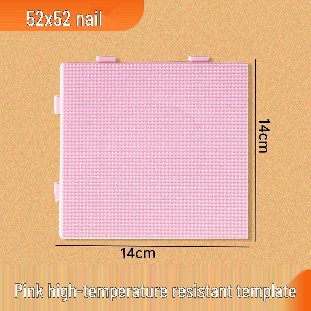 Planche à Perles Perler 78 Broches Résistante aux Hautes Températures, Outil à Base Épaisse Non Déformable.