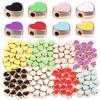 10pcs/lot 8mm Alloy Double Sided Love Heart Beads Multicolor Enamel Loose Spacer Beads For DIY Jewelry Making Necklace Bracelets