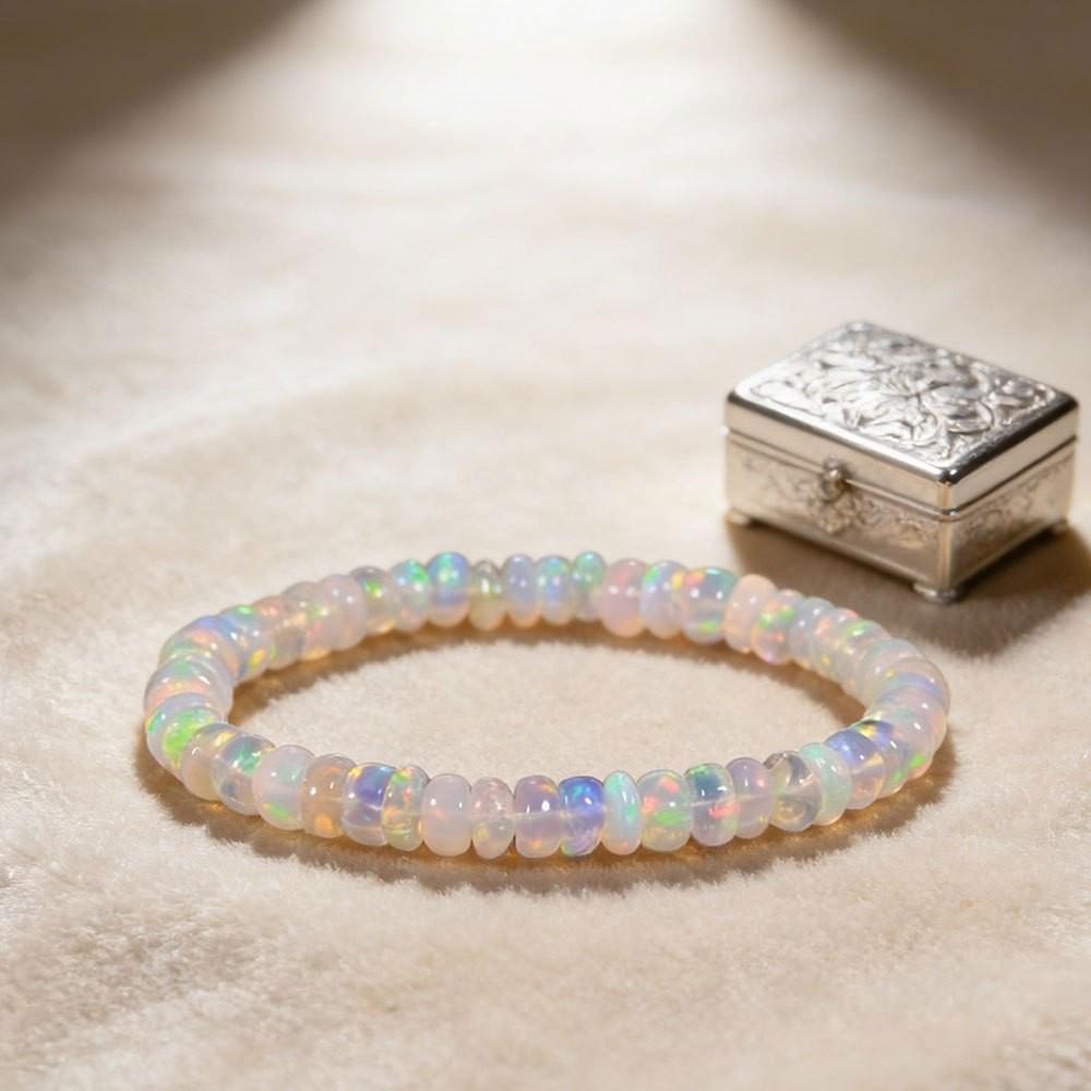 Fashion Beaded Bracelet Handmade Elastic Rope Bracelet Jewelry