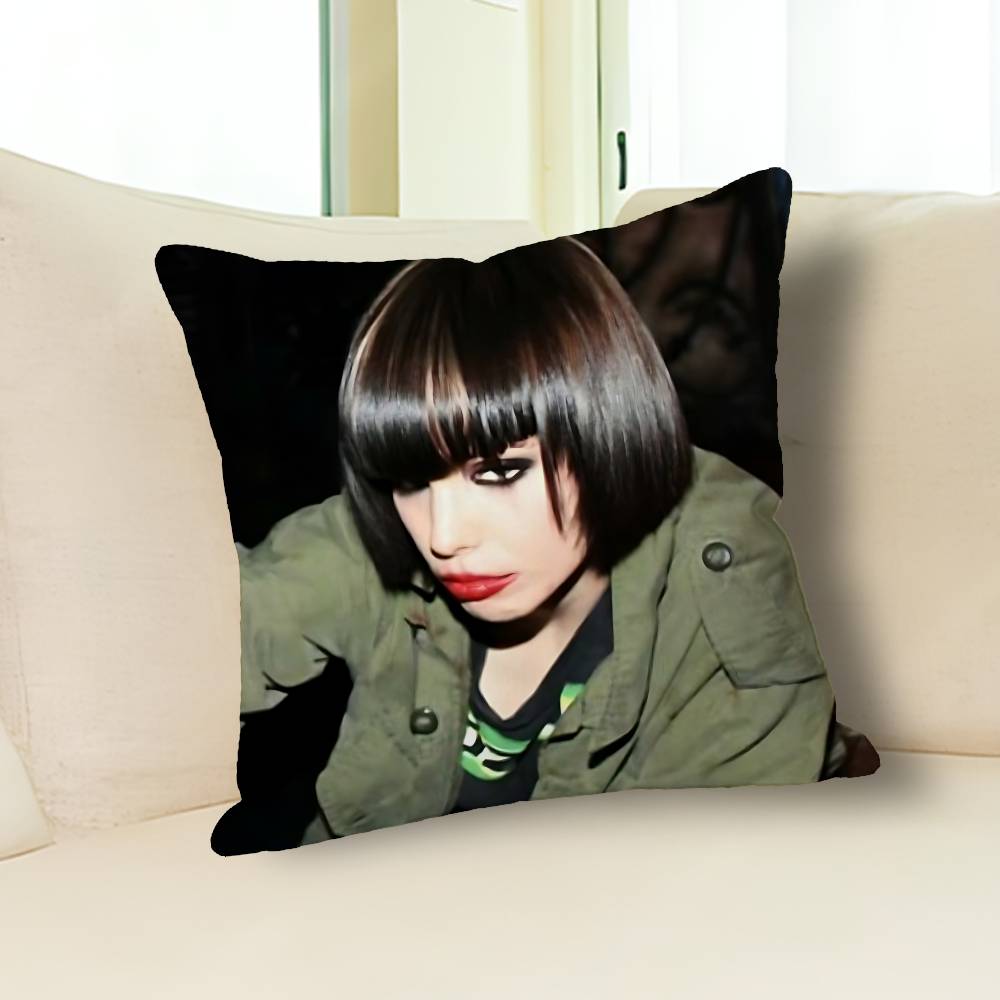 A-Alice G-Glass Singer Pillow Cases for Bedroom Living Room Sofa Home Decor Polyester Cushion Cover with Zipper