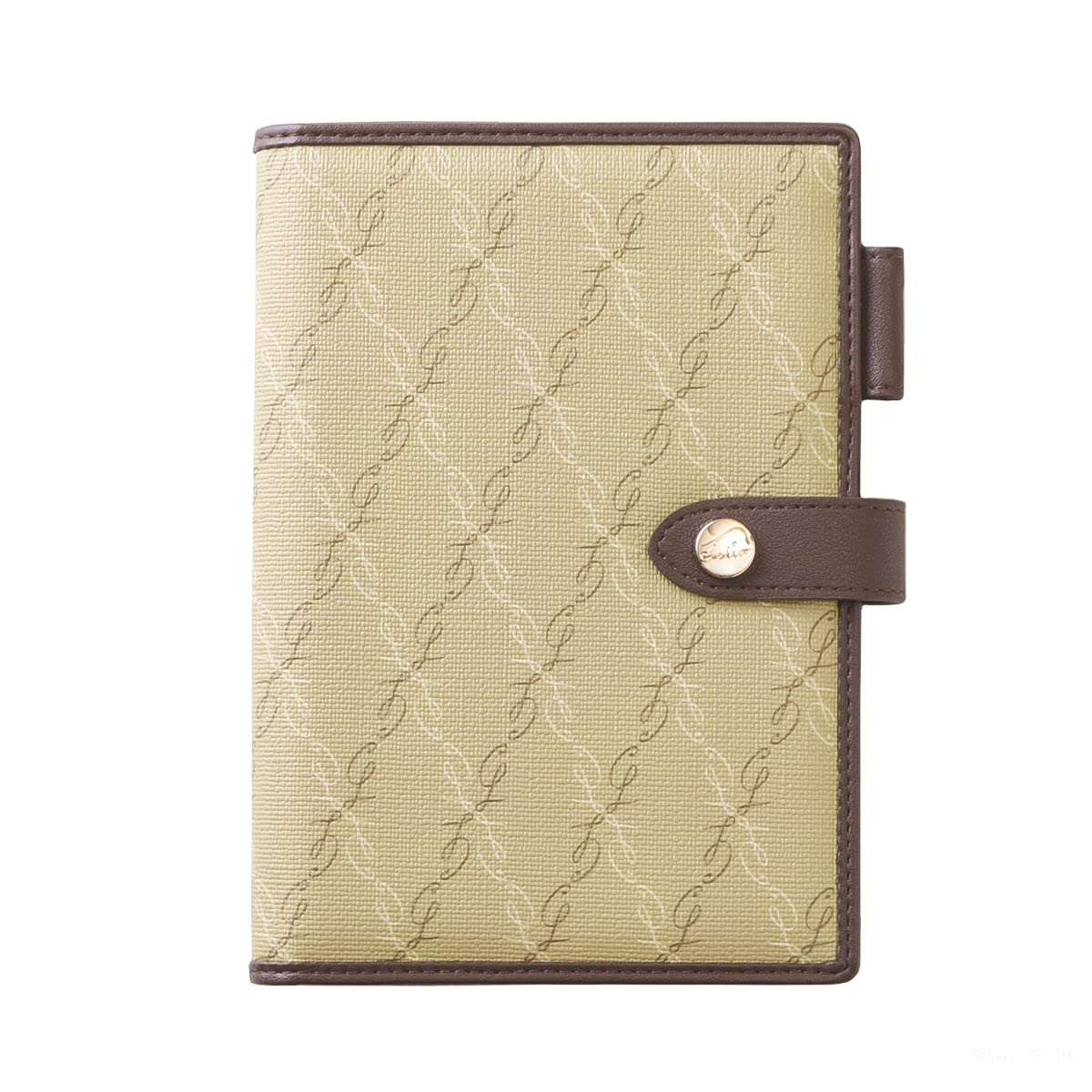 

CLELIA A6 Book Cover, Paperback Size, with Pen Holder and Pocket, Belle Series [CL-18052] (Beige Moon)