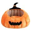 Halloween Pumpkin Cute Large Cat Nest Sofa Winter Pet Tent Cave Bed for Dogs Pet Supplies Kennel Cat House Cozy Cat Cushion Beds