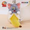 Tom & Jerry Bananenpuppe Plüschanhänger - Kater Tom Anhänger Rucksackzubehör