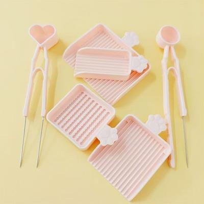 3/4/5 Stück/Set DIY Handgemachtes Bügelperlen Pick-Tablett-Set Kunststoffperlen 2,6 mm Bügelperlen Perler Perlen Werkzeug Effizientes Polster Handheld