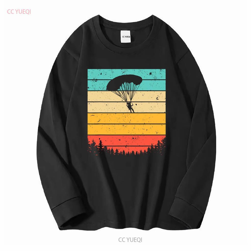 Cool Skydiving Art Skydiver Parachute Skydive T Shirt SweaT 21323 long or short sleeves vintage Washed graphic designer clothes