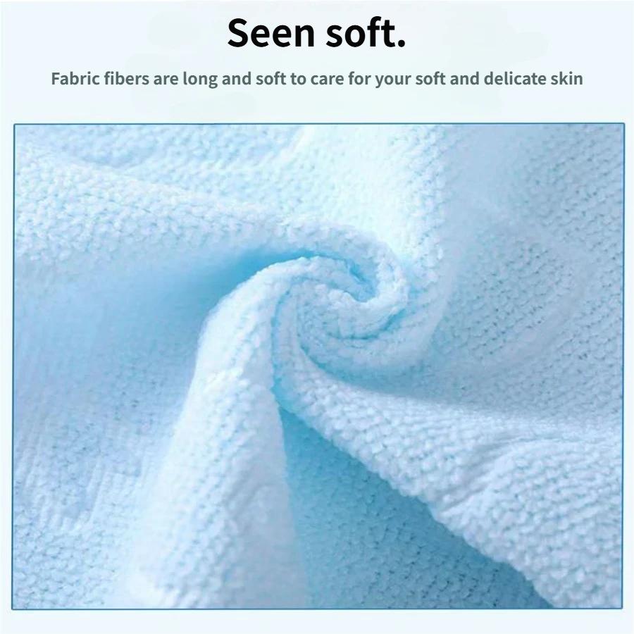 6-pack of high-quality, soft scouring pads (60*30cm), quick-drying and lint-free.