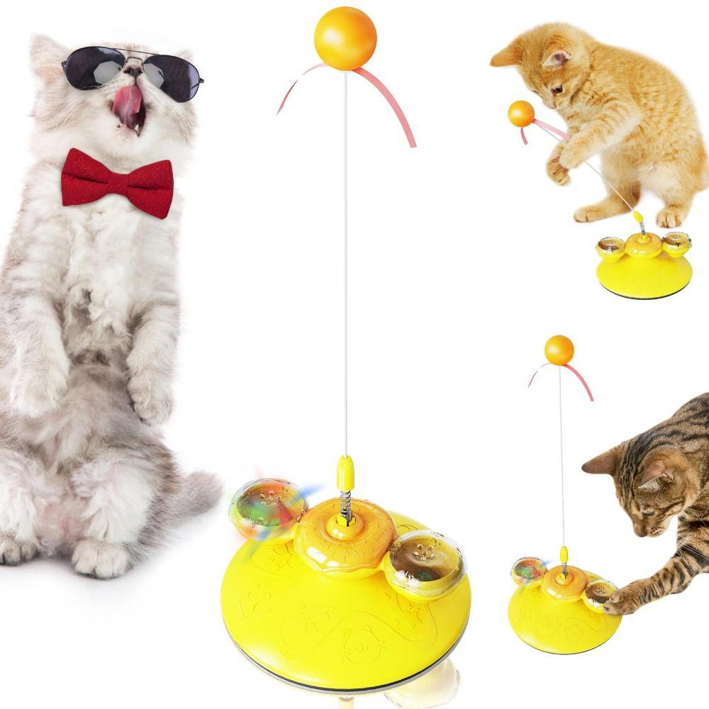 

Пончик Интерактивные игрушки для кошек Spin Catnip Toys Домашняя кошачья игровая палка