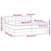 3130984 vidaXL Lit à sommier tapissier avec matelas Rose 200x200 cm Velours