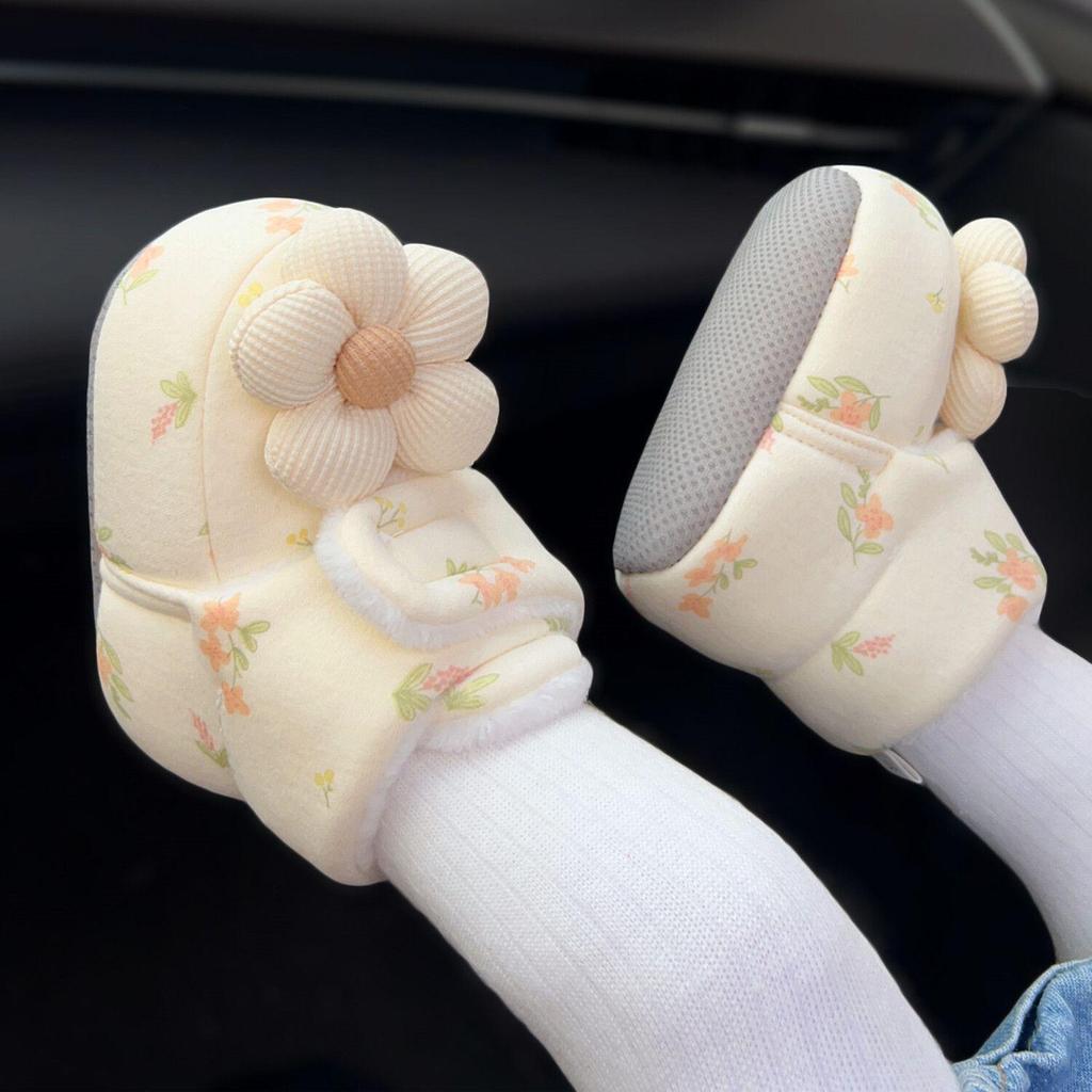 Winterliche, samtgefütterte Baby-Baumwollstiefel: Weiche Lauflernschuhe für Neugeborene und Kleinkinder, kuschelig und warm.