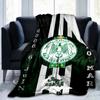 Raja Club Athletic Crest Blanket Suitable for Sofas, Beds, Offices, And Camping - Perfect Gift for Halloween Christmas