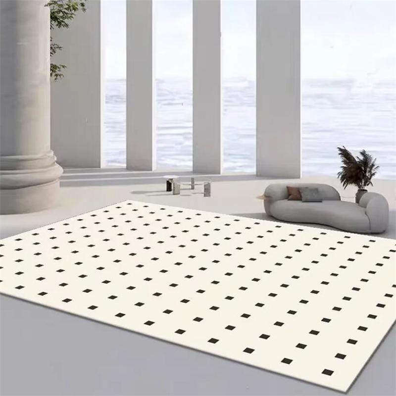 

Cream Style Bedroom Decor Washable Carpet Large Size Carpets for Living Room Thick Plush Lounge Floor Mat Flufffy Soft Study Rug 80x120cm