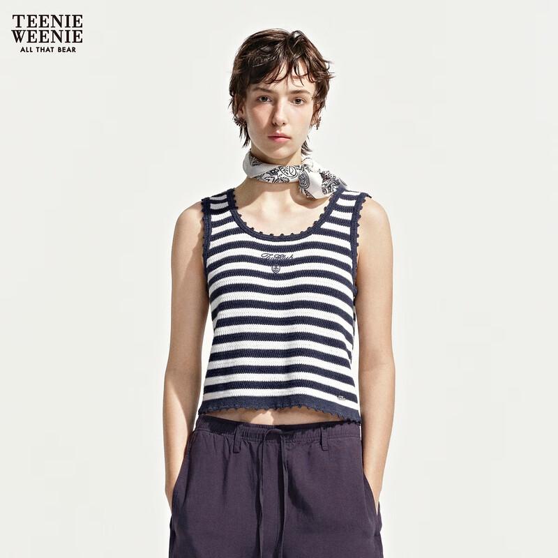 

Teenie Weenie Women s Striped Sleeveless Knit Top M