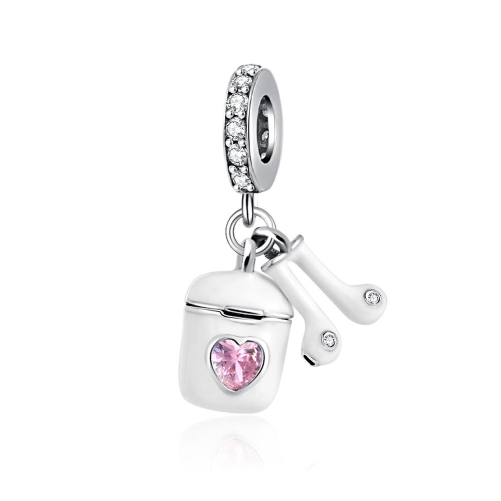 Silver Teacher Pendant Women Bracelet DIY Jewelry Bead Charms Fine Dangle Bachelor Cap Gift