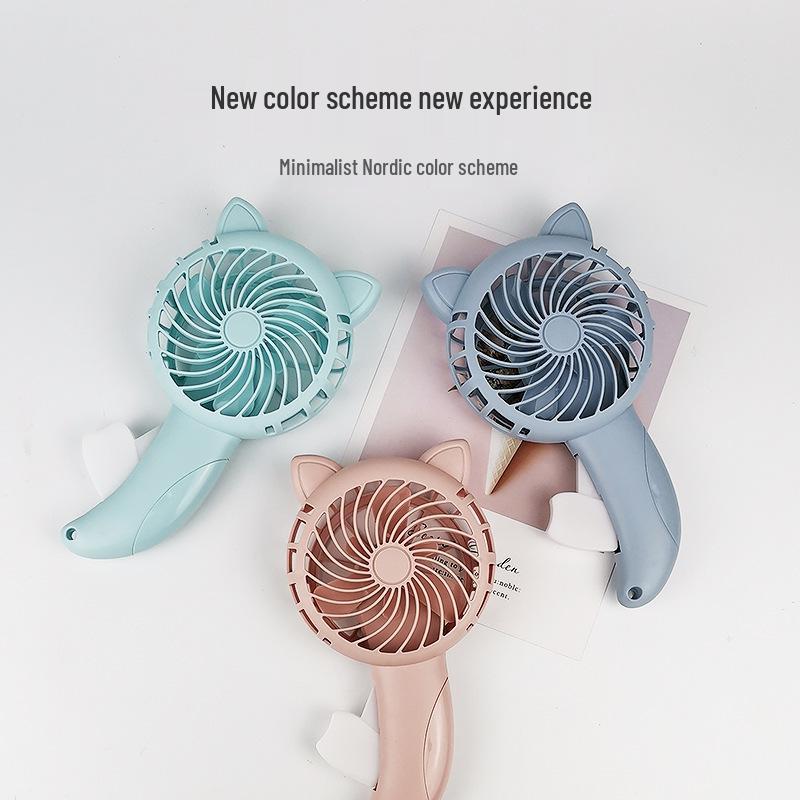 Cartoon Katze Handventilator - Tragbares und praktisches Geschenk