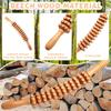 Natürlicher Holz-Massage-Roller für Taille, Oberschenkel, Cellulite-Reduzierung, Muskelverspannungs-Linderung, Körpermassagegerät