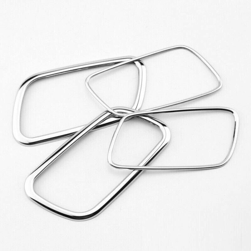 Inner Door Handle Bowl Cover Trim 4PCS For Honda CRV CR-V 2012-2016 Chrome Steel