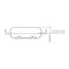5Pcs Type-C Connection Port Horizontal Female 16 Pin 4-Legged Sinking Plate 1.6