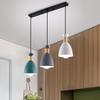 Nordic Three-Head Macaron Pendant Light - Modern Dining Table/Bar Counter Fixture