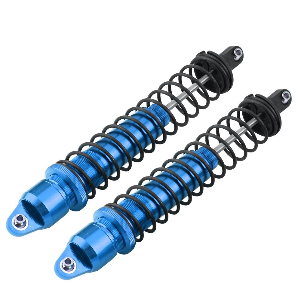 2pcs set RC Aluminium Alloy Shock Absorber Damper for TRAXXAS XMAXX 1 5 Car (Navy Blue)
