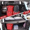 2021+ 4-Door Bronco Retractable Canvas Leather Trunk Sunshade Cover