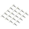 PATIKIL 3 Way Swivel 20 Pack Crossline T Turn Rolling