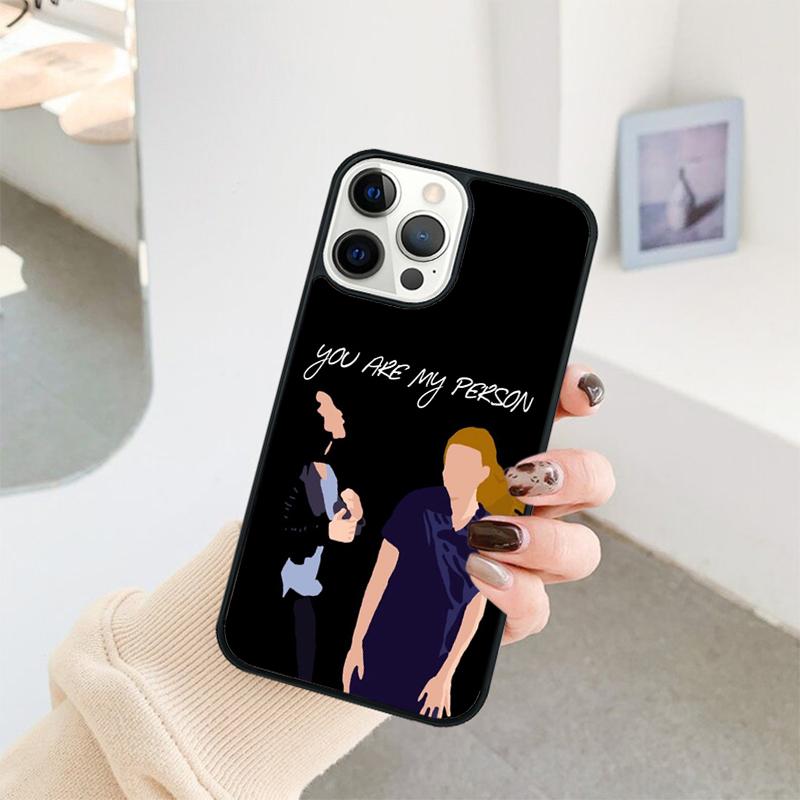 Greys Anatomy TV Show You are my person Phone Case For iPhone 17 Air 16 15 14 11 12 13 Pro MAX Plus coque Cover