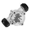 G1Celsius4  Thread Port Female to Female   Meter Indicator for PC Water Cooling 8 Impellers(Black)