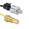 4 In 1 LCD Car Digital ALARM Gauge Pressure Voltmeter Volt Water Temperature Oil Pressure Fuel Gauge Temperature Sensor